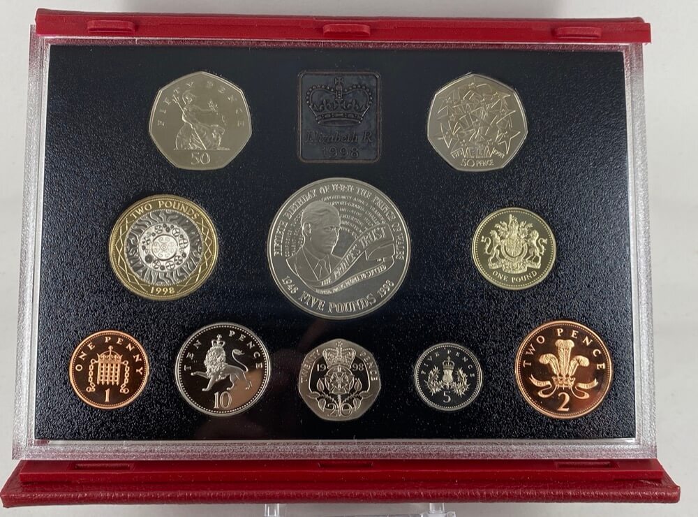 Great Britain 1998 Deluxe Proof Coin Set product image