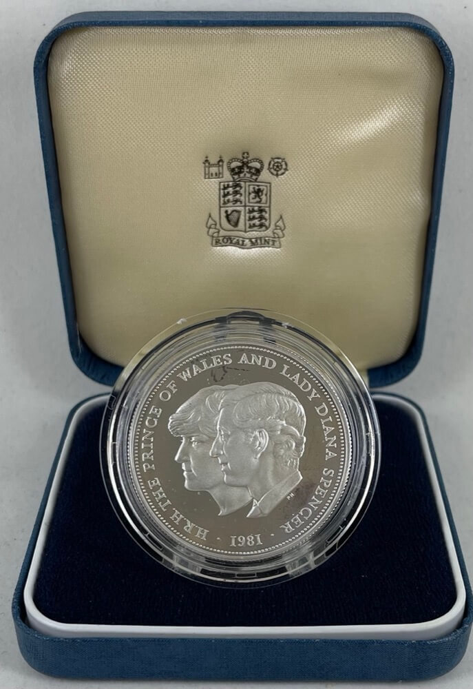 Great Britain 1981 Silver Proof Crown Charles and Diana product image