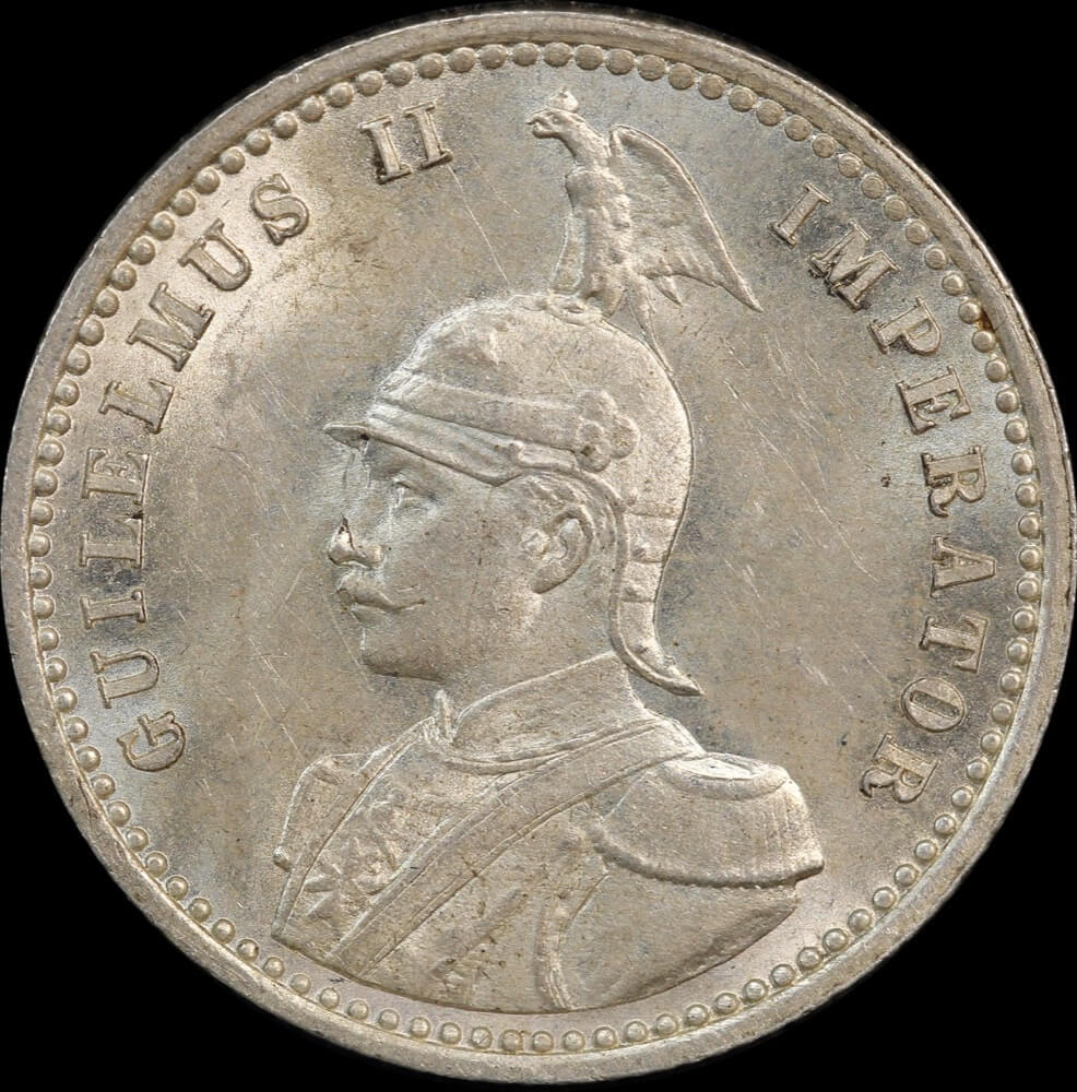 German East Africa 1891 Silver Quarter Rupie KM# 3 Uncirculated product image