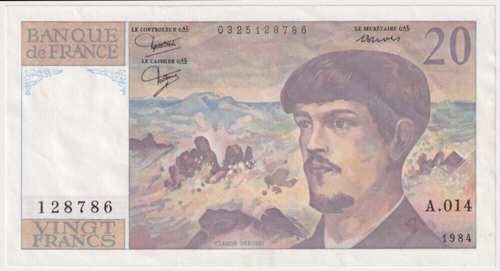 France 1984 20 Francs P# 151a Uncirculated product image