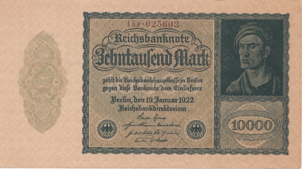 Germany 19.1.1922 10,000 Marks P# 71 Uncirculated product image