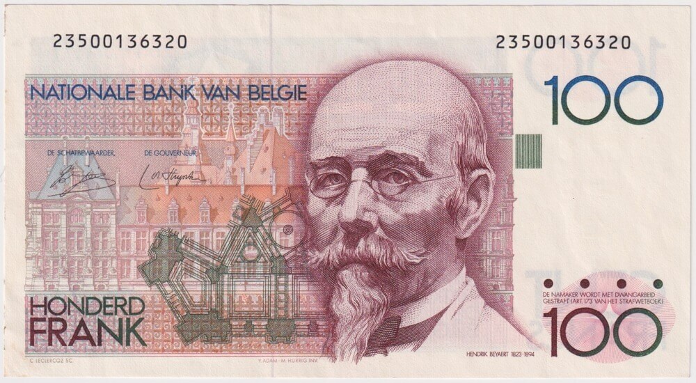 Belgium 1982 100 Francs P# 142a Uncirculated product image