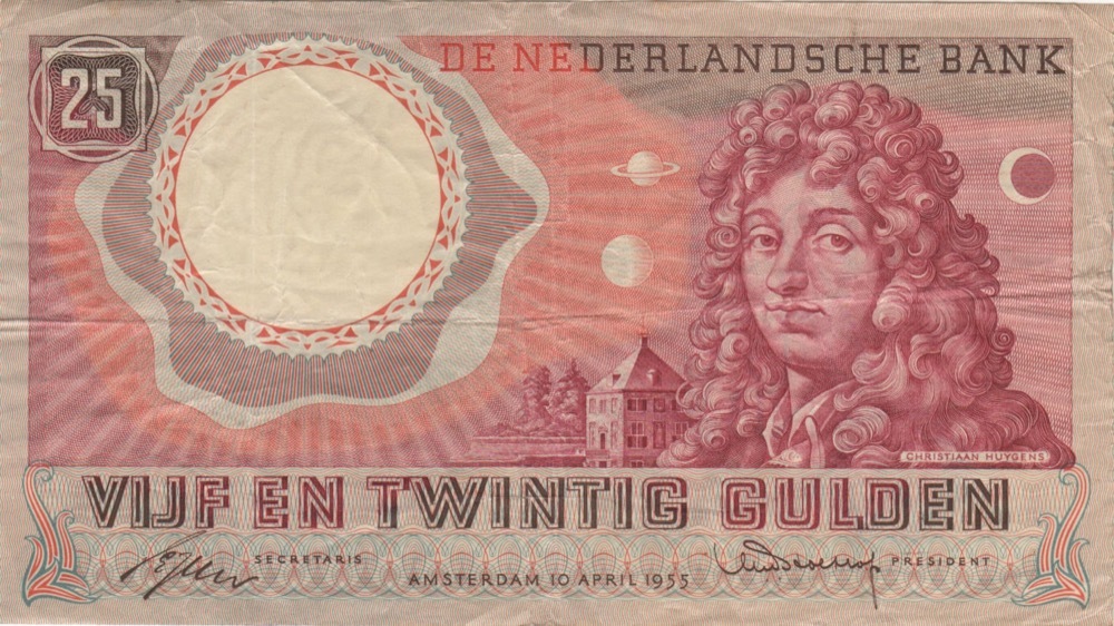 Netherlands 1955 25 Guilders P# 87 good VF product image