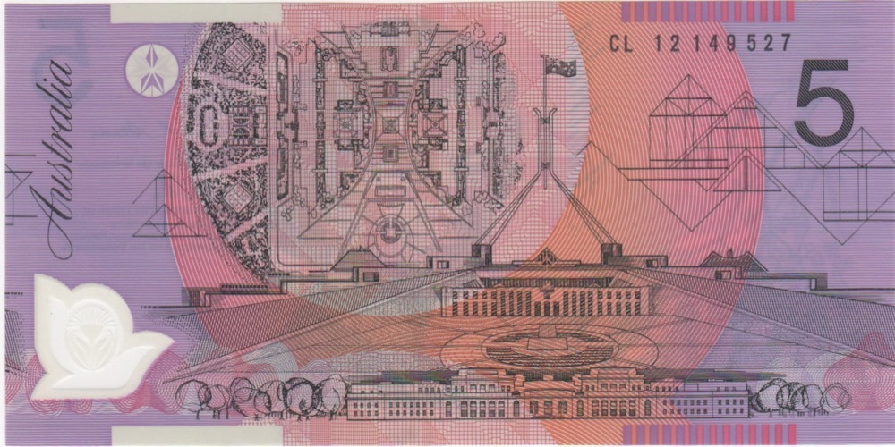 2012 $5 Note Stevens/Parkinson Standard Prefix R#222a Uncirculated product image