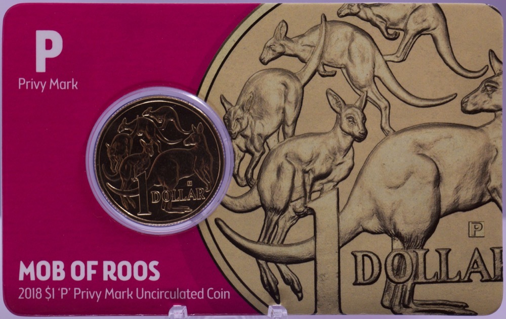 One Dollar Uncirculated In Card 2018 Perth Money Expo Privy Mark product image