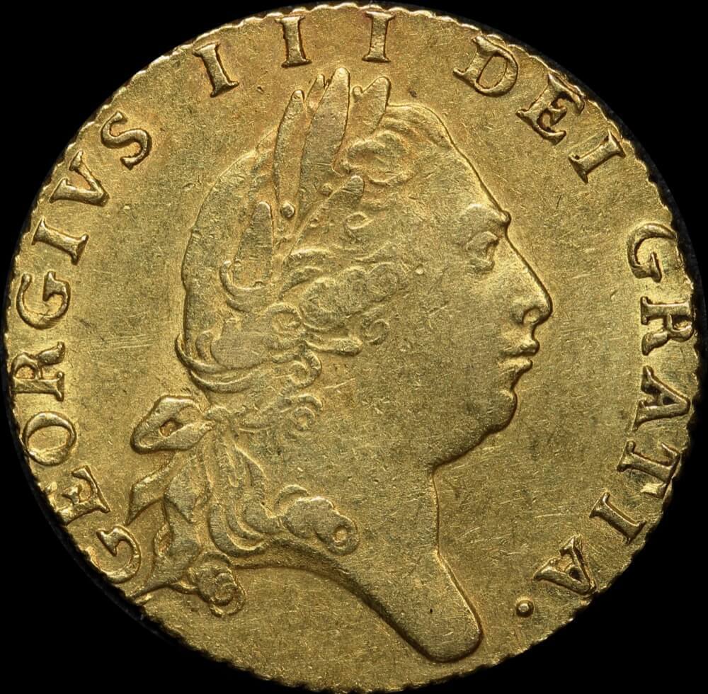 1798/7 Gold Half Guinea George III S#3735 Overdate Very Fine product image