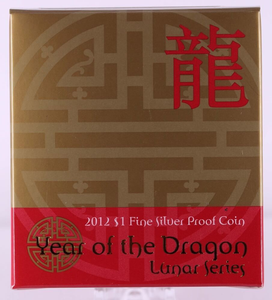 2012 One Dollar Silver Proof Lunar Year of the Dragon product image
