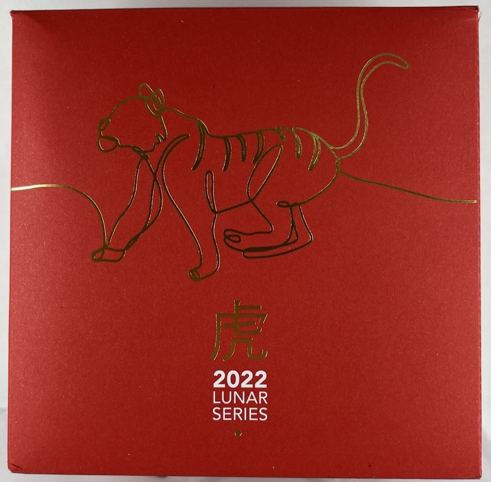 2022 Silver 5 Dollar Domed Proof Coin Lunar Tiger product image