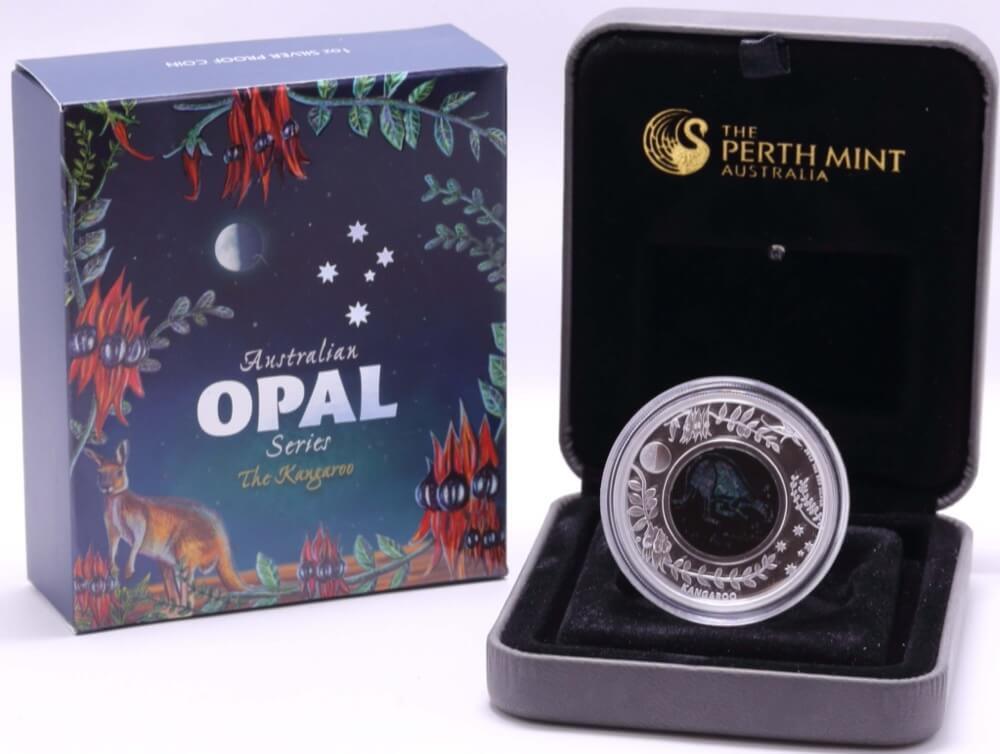 2013 Silver 1oz Proof Coin Opal Kangaroo product image