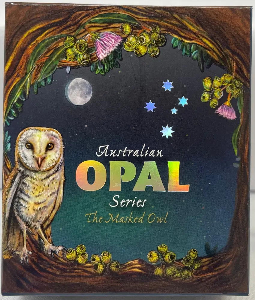 2014 Silver 1 Ounce Proof Coin Opal Masked Owl product image