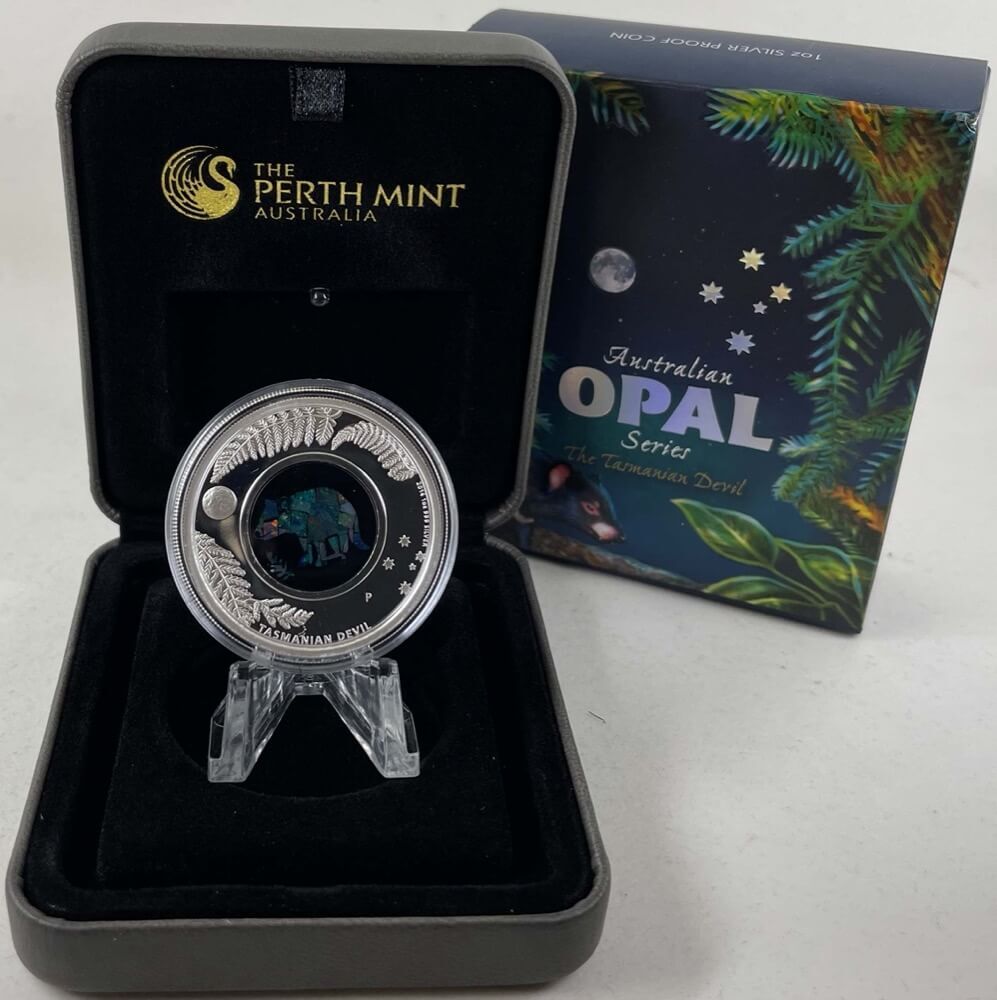 2014 Silver 1oz Proof  Coins Opal Tasmanian Devil product image