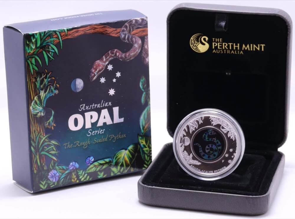 2015 Silver 1oz Proof Coin Opal Rough-scaled Python product image
