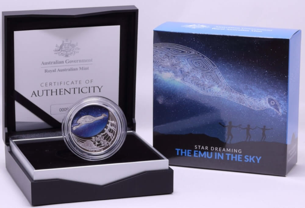 2020 Silver 1/2oz Proof Coin Star Dreaming - The Emu in the Sky product image