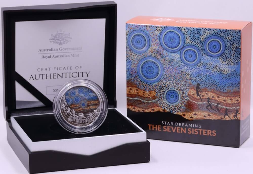 2020 Silver 1/2oz Proof Coin Star Dreaming - Seven Sisters product image