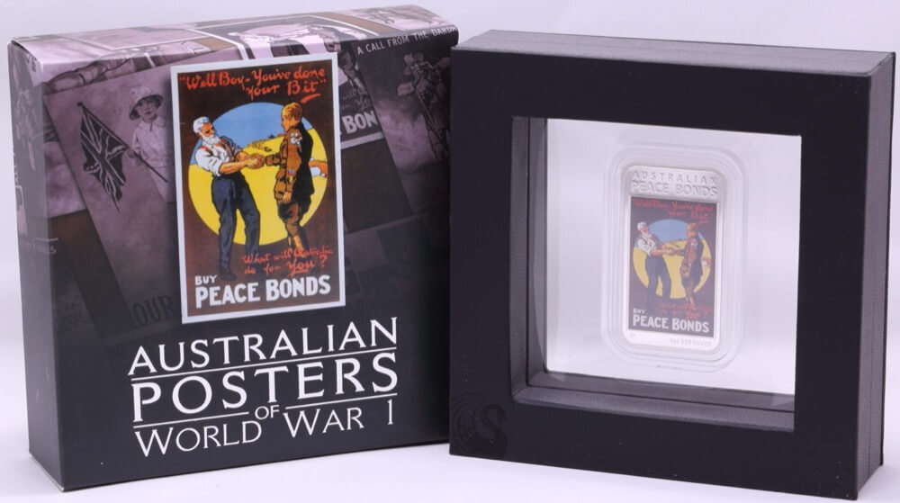 2018 Silver 1oz Proof Coin WWI Posters - Peace Bonds product image