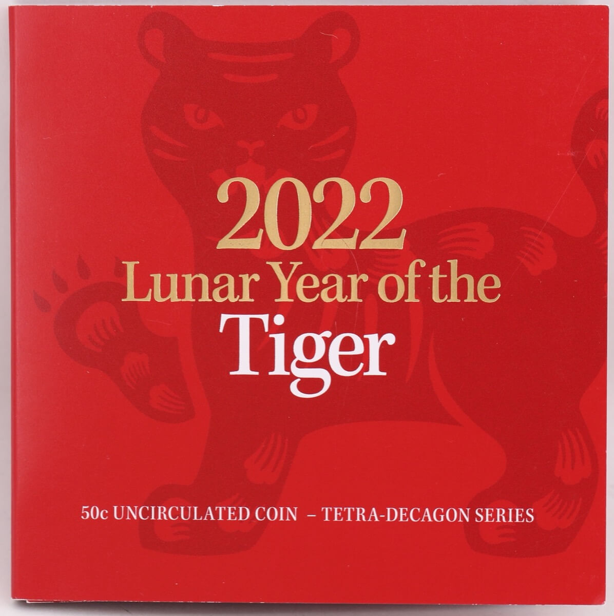 2022 Uncirculated Tetradecagon 50 Cent Coin Year of the Tiger product image