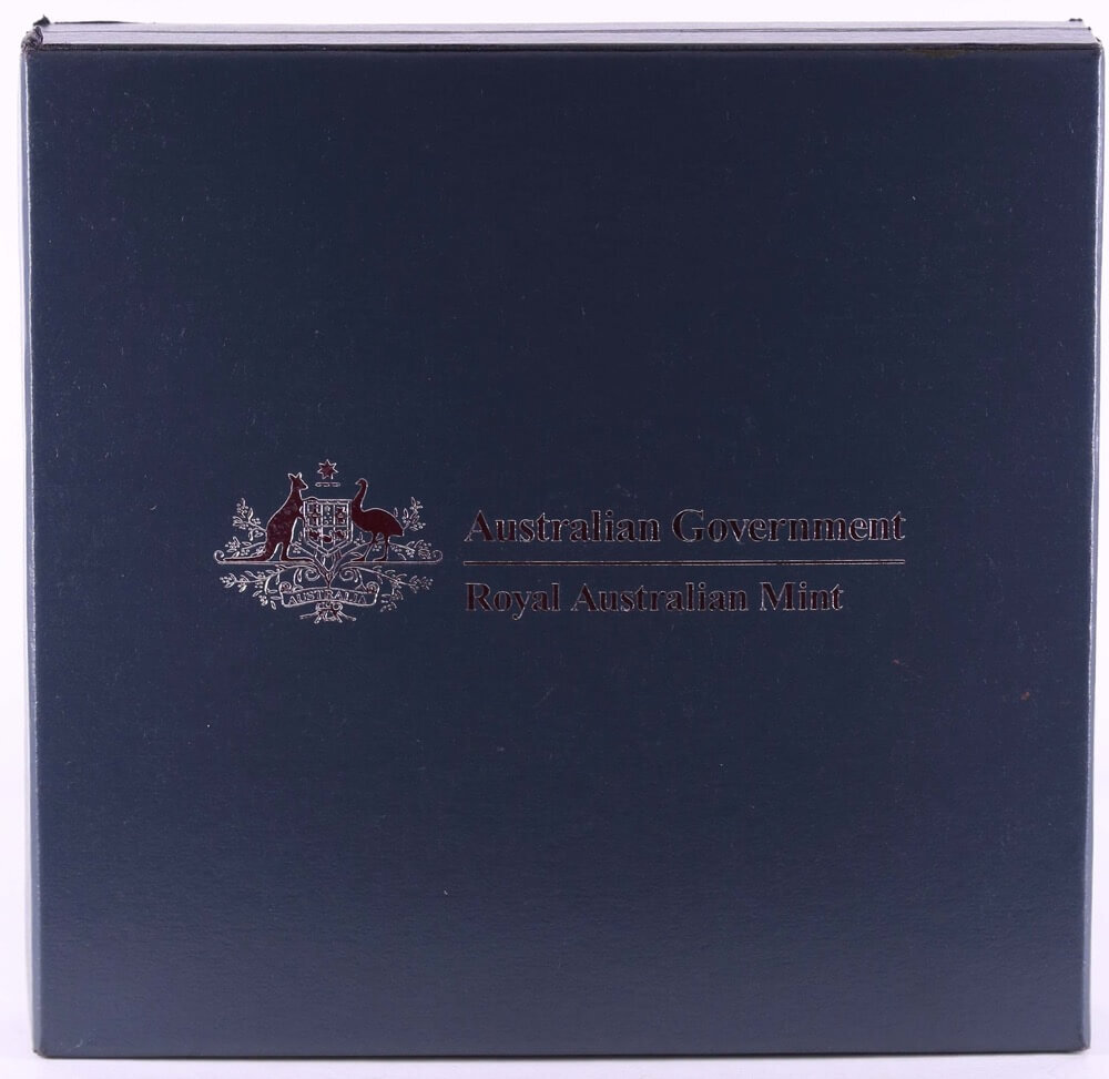 2012 Tetradecagon 50c Unc in Perspex Map Coin Lunar - Year of the Dragon product image
