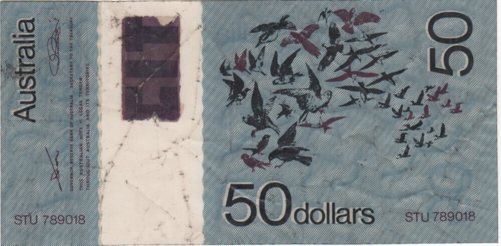 1977 $50 CSIRO Test Note Mark 3a / S2X1 Fine product image