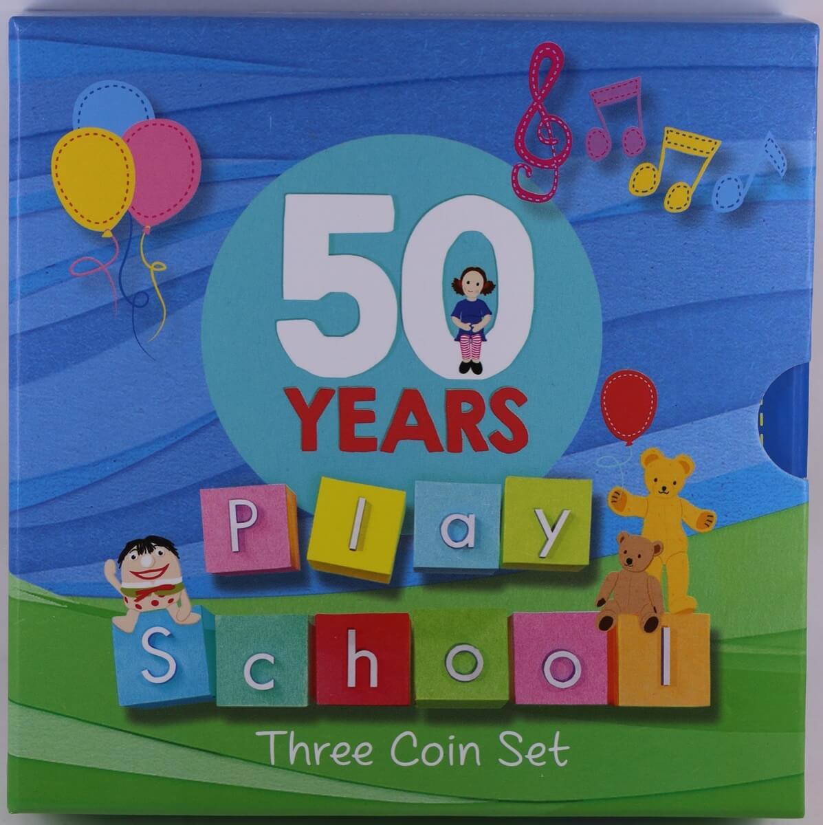 2016 50c 3 Coin Set 50 Years of Play School product image