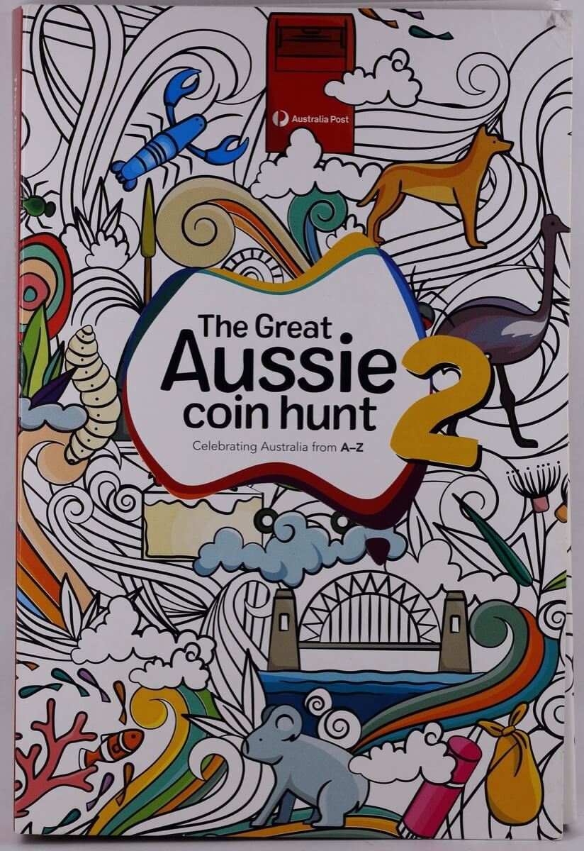 2021 1 Dollar Coin Set The Great Aussie Coin Hunt in Folder product image