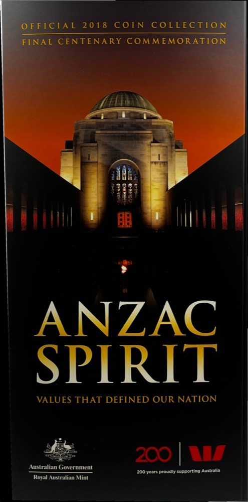 2018 15 Coin Set - ANZAC Spirit Complete in Folder product image