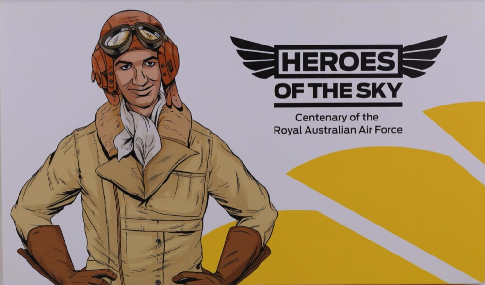 2021 $1 Four Coin Privy Mark Set Centenary of the RAAF Heroes of the Sky product image