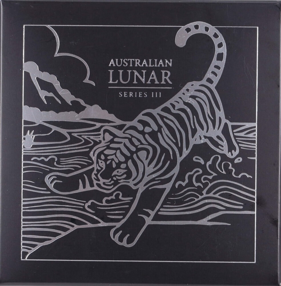 2022 Silver Lunar 1oz Proof Coin Tiger product image