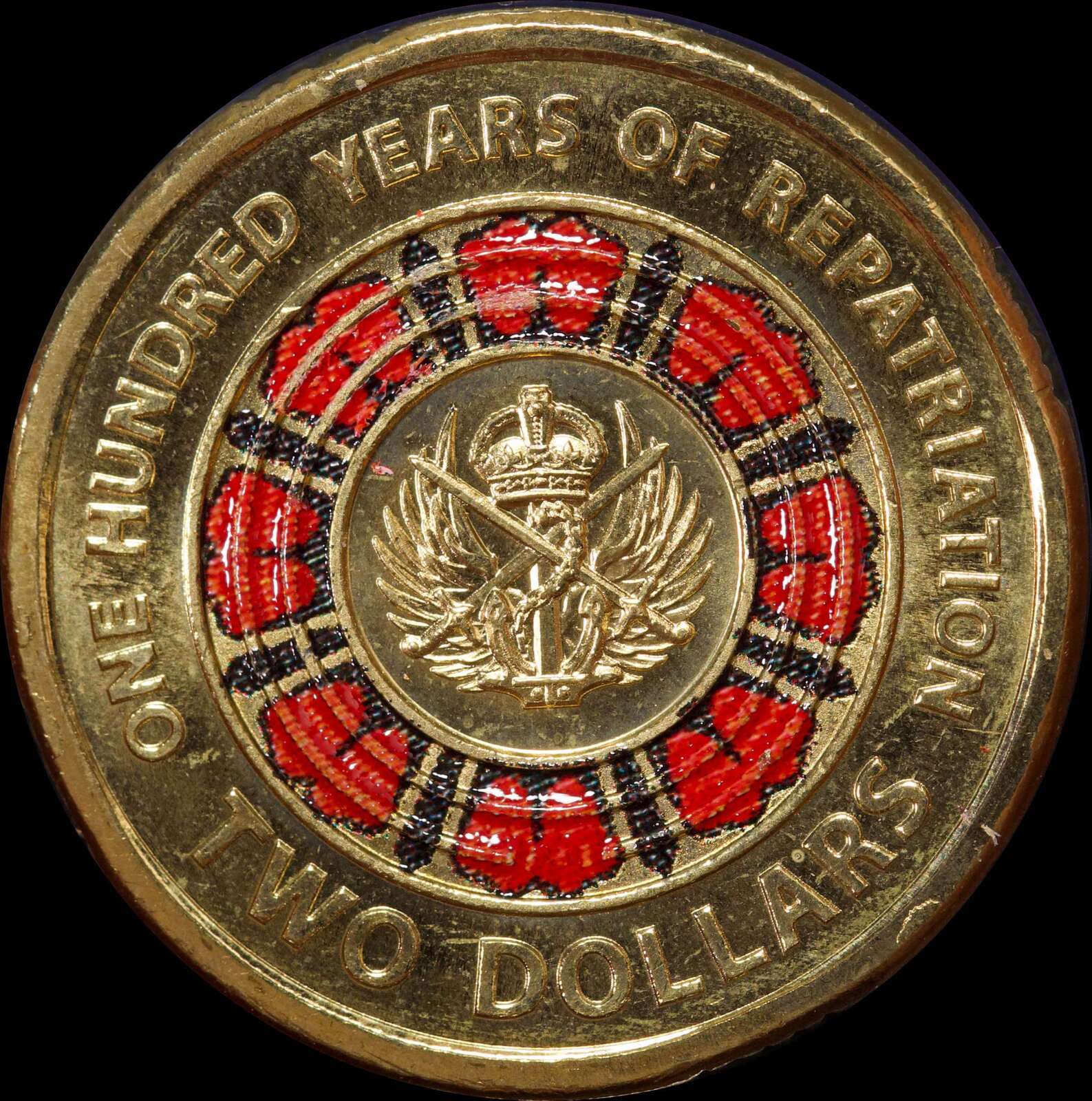 2019 Coloured 2 Dollar Coin Repatriation Centenary Uncirculated product image