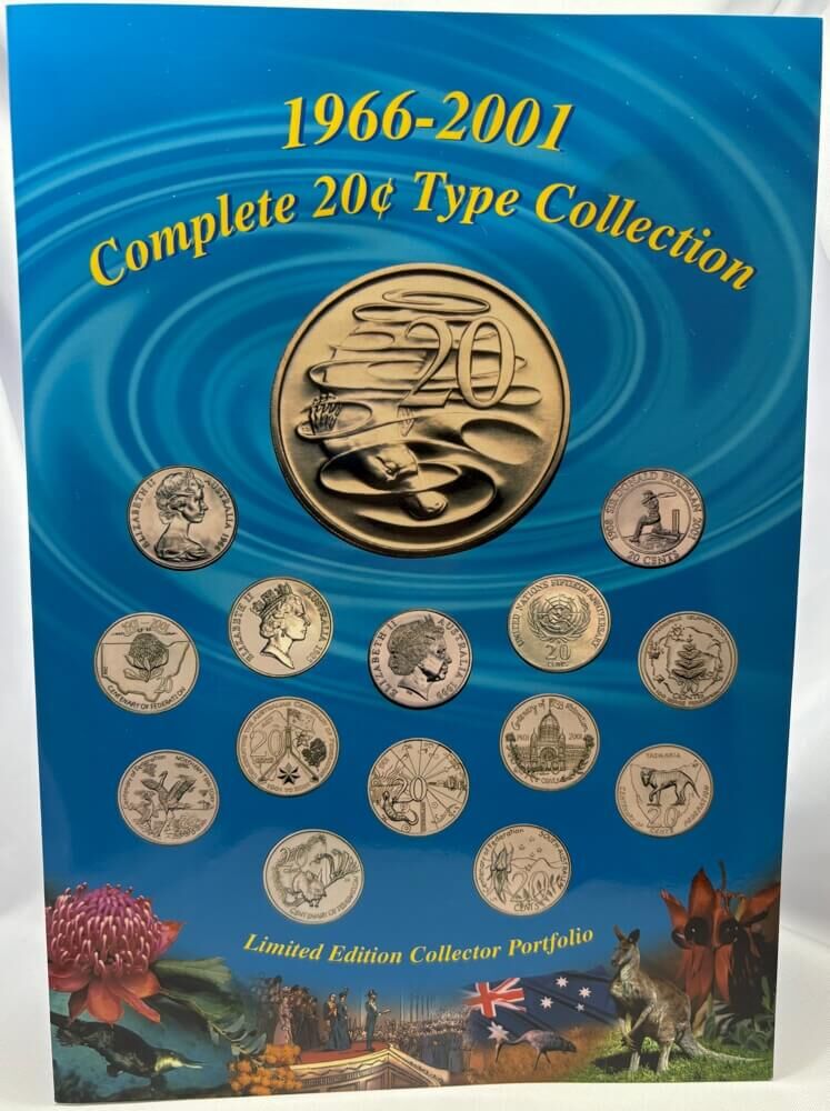 1966 - 2001 Unofficial 20 Cent 14 Coin Set - Centenary of Federation product image