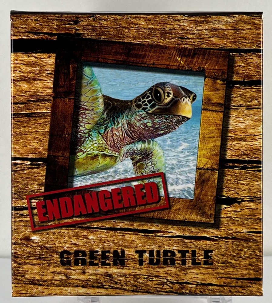 Tuvalu 2014 Silver 1 Dollar Proof - Green Turtle product image