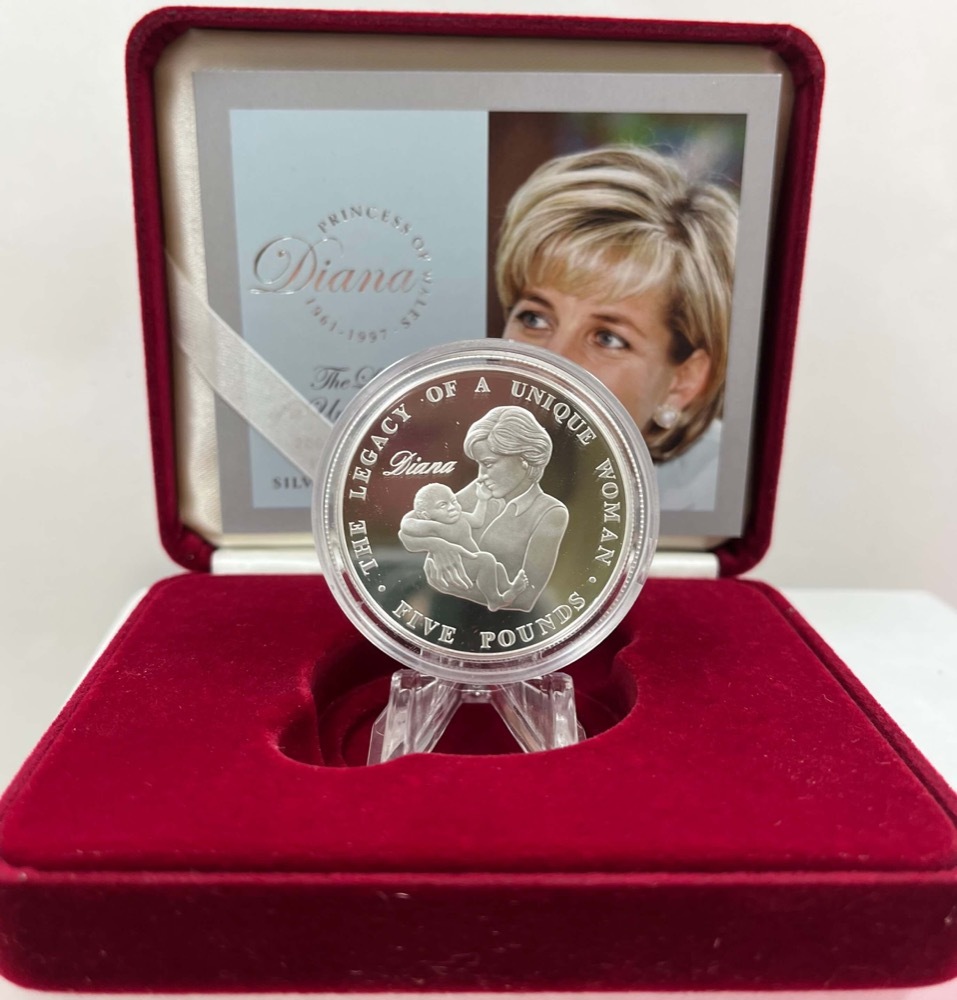 Alderney 2007 Silver 5 Pound Proof - Legacy Lady Diana product image