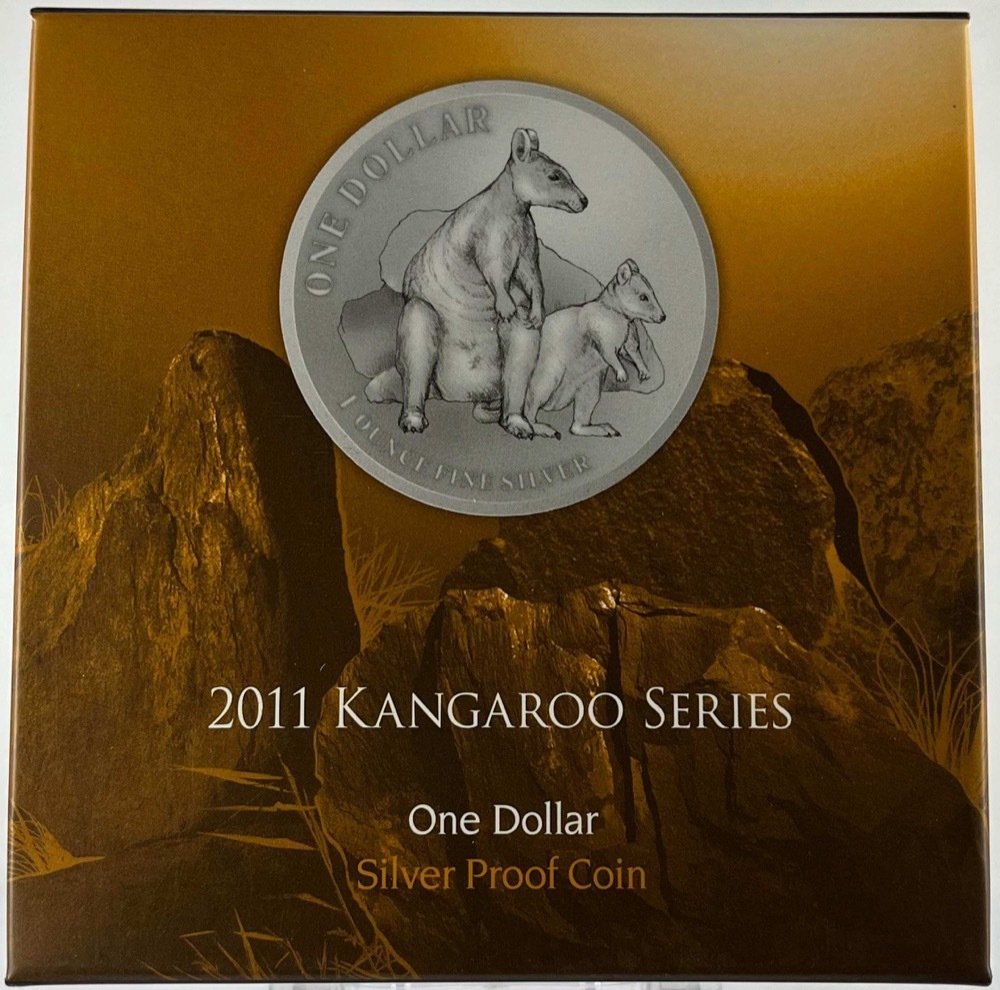 2011 Silver 1 Dollar Proof Allied Rock Wallaby product image