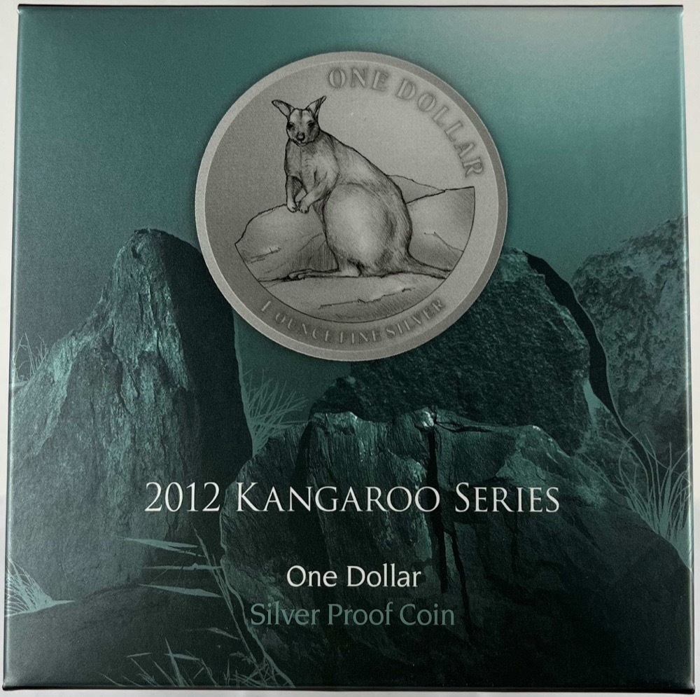 2012 Silver 1 Dollar Proof Mareeba Rock Wallaby product image