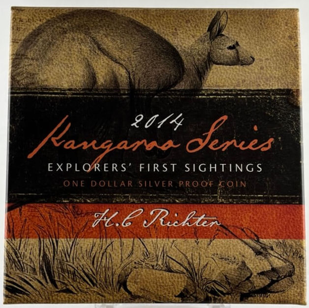 2014 Silver 1 Dollar Proof Explorers First Sightings - HL Richter product image