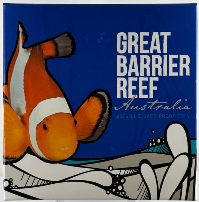 2015 Silver 1 Dollar Proof Great Barrier Reef product image
