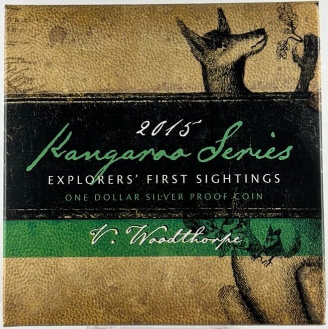 2015 Silver 1 Dollar Proof Explorers First Sightings - V Woodthorpe product image