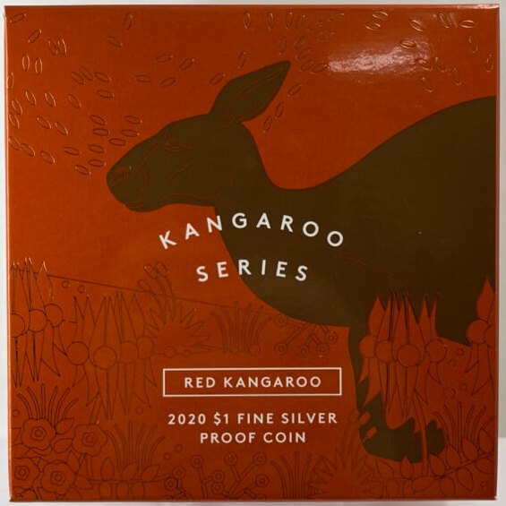 2020 Silver 1 Dollar Proof Kangaroo Series - Red Kangaroo product image