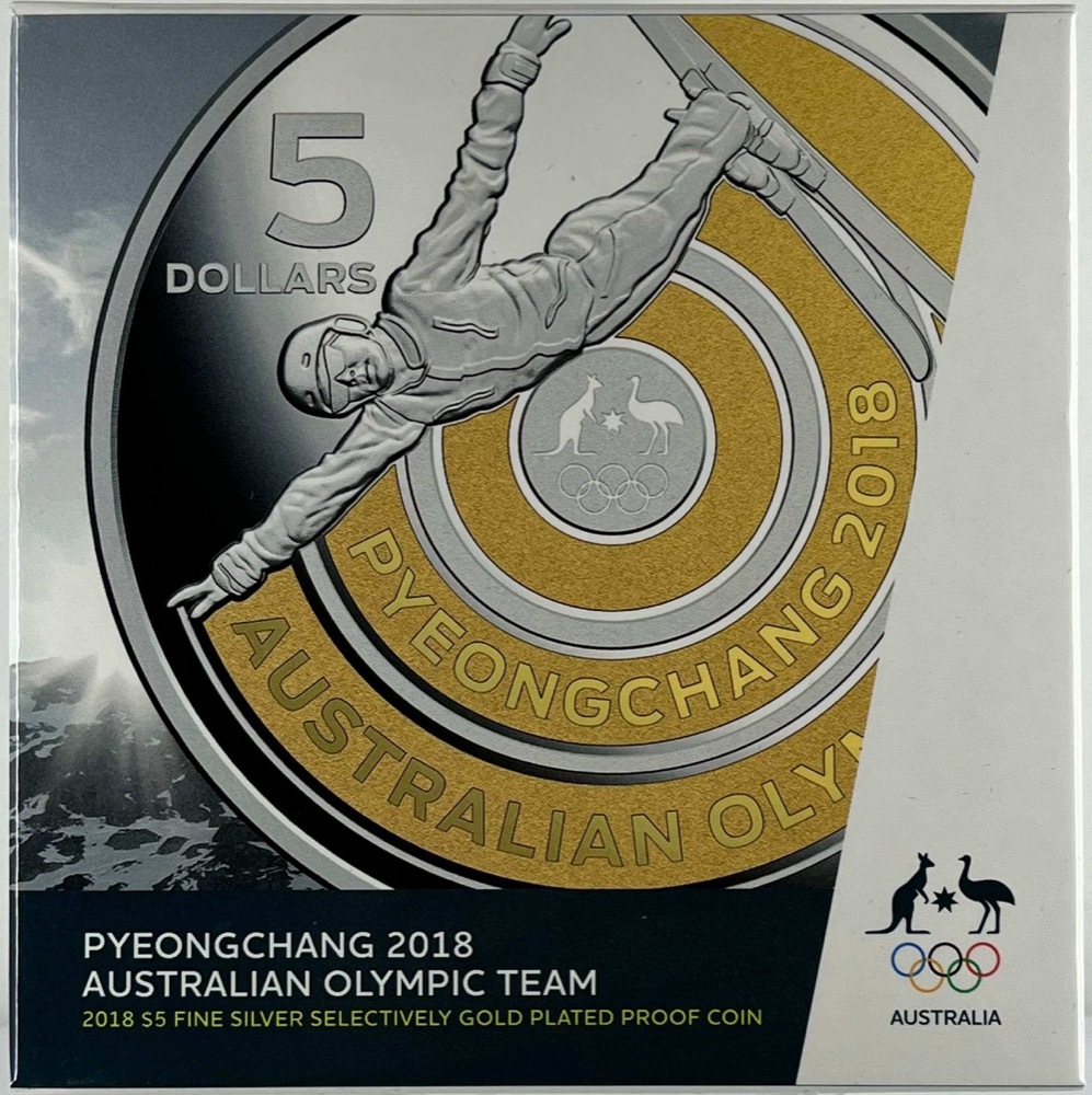 2018 Silver 5 Dollar Proof Australian Olympic Team product image