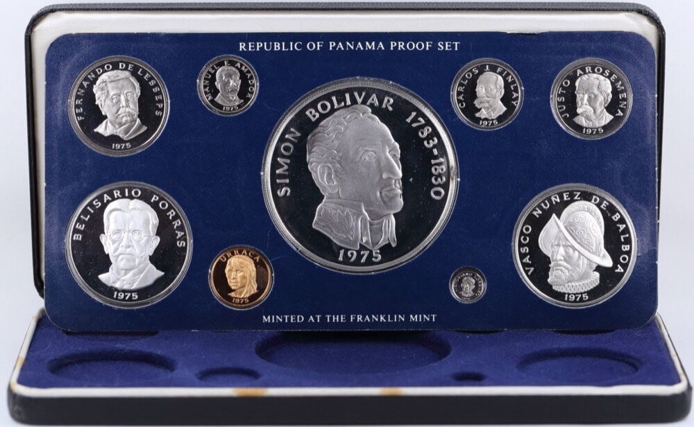 Panama 1975 Silver Proof Coin Set product image