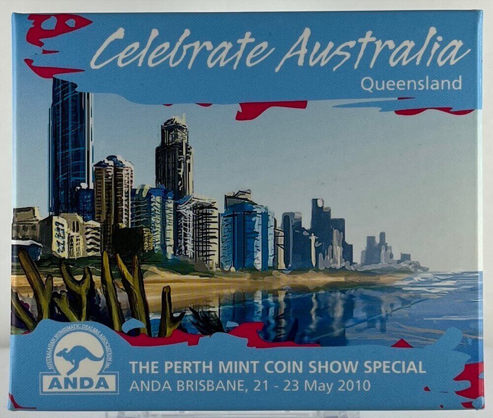 2010 Silver 1 Ounce Proof Coins Celebrate Australia - Queensland product image