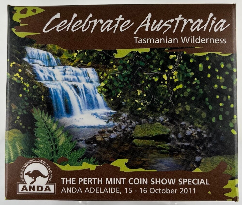 2011 Silver 1 Ounce Proof Coins Celebrate Australia Tasmanian Wilderness product image
