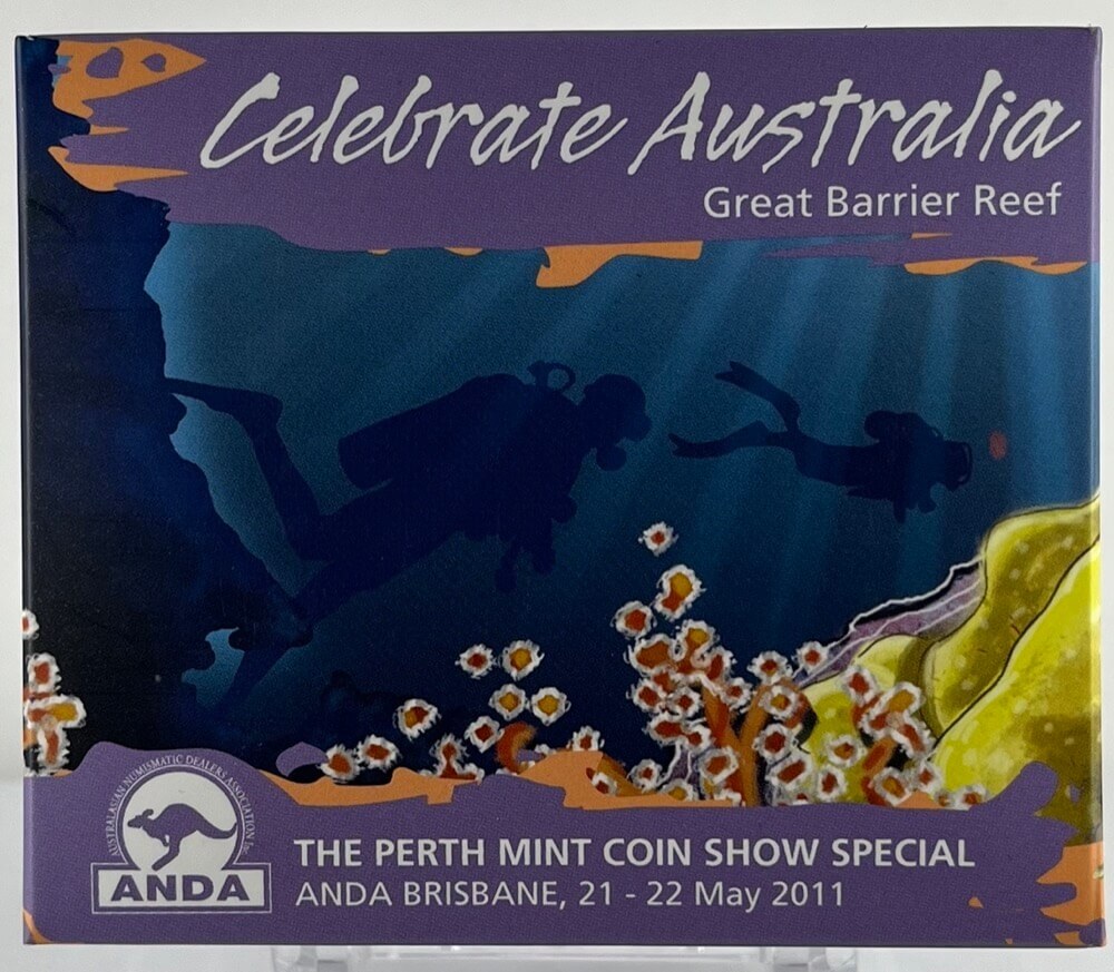 2011 Silver 1 Ounce Proof Coins Celebrate Australia - Great Barrier Reef product image