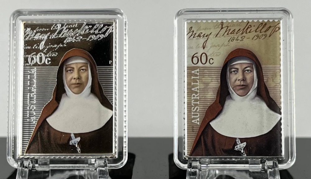 2018 Silver Half Ounce Stamp Coin Set  Coin Mary MacKillop Canonisation product image