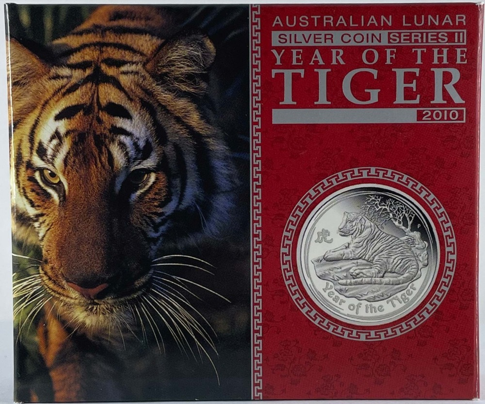 2010 Silver 1oz Silver Proof Coin Lunar - Year of the Tiger product image