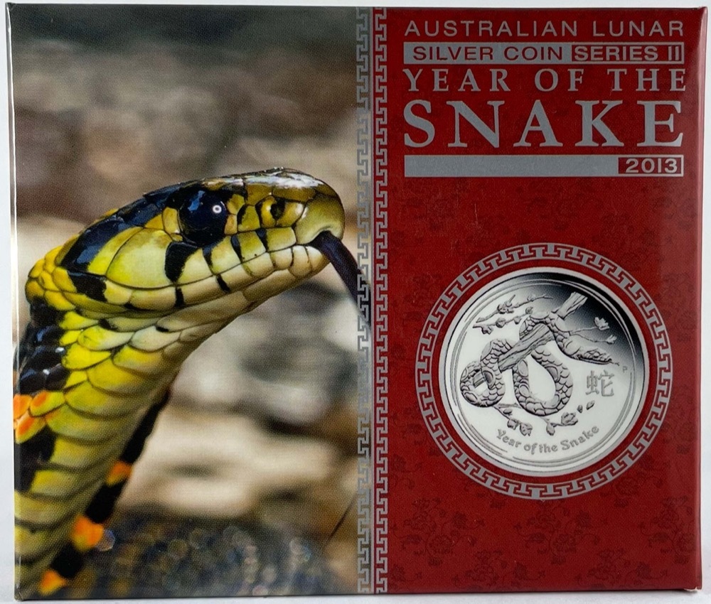 2013 Silver 1/2oz Silver Proof Coin Lunar - Year of the Snake product image
