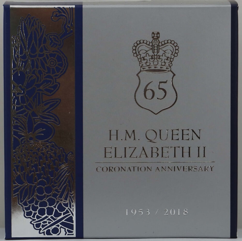 2018 Silver 1oz Proof Coin QEII Coronation Anniversary product image