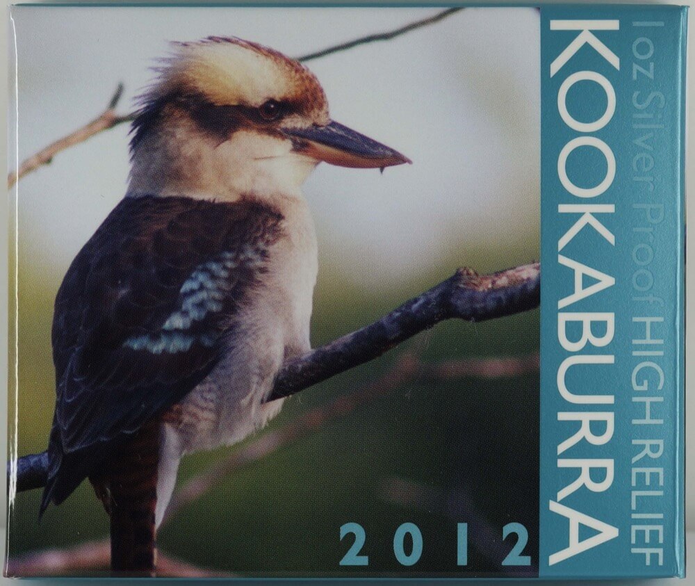 2012 Silver 1oz High Relief Proof Coin Kookaburra product image