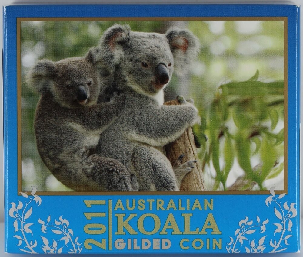 2011 Silver 1oz Gilded Coin Koala product image