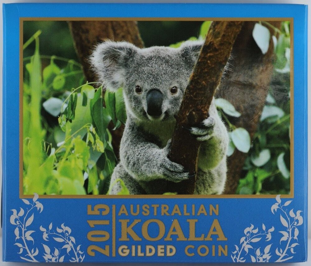 2015 Silver 1oz Gilded Coin Koala product image