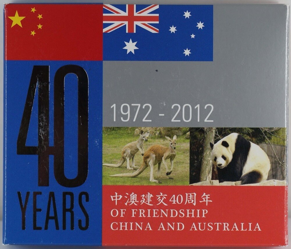 2012 Silver 1oz Proof Coin China & Australia - 40 Years of Friendship product image